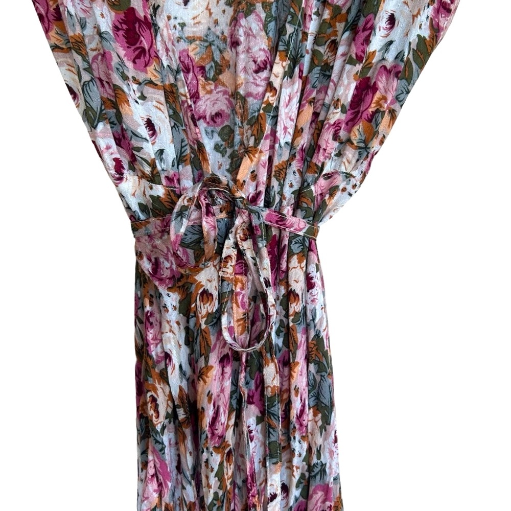 August wild Rose Maxi Wrap Dress in Desert Rose - Picture 8 of 16